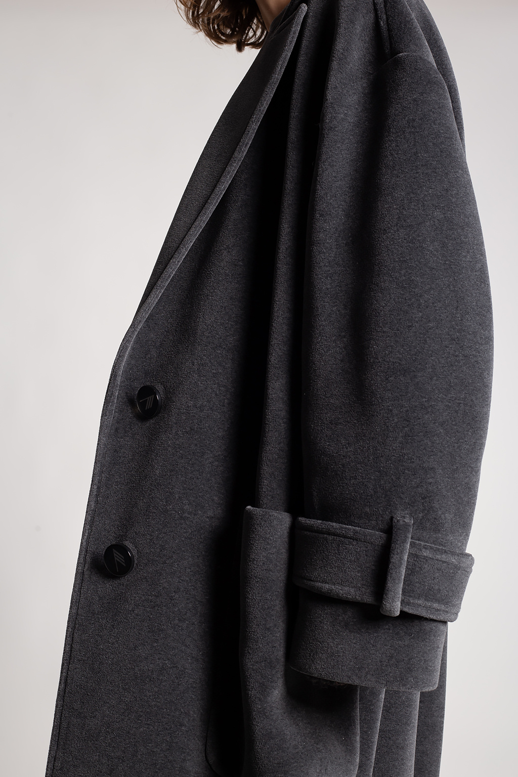 The attico grey clearance oversized coat